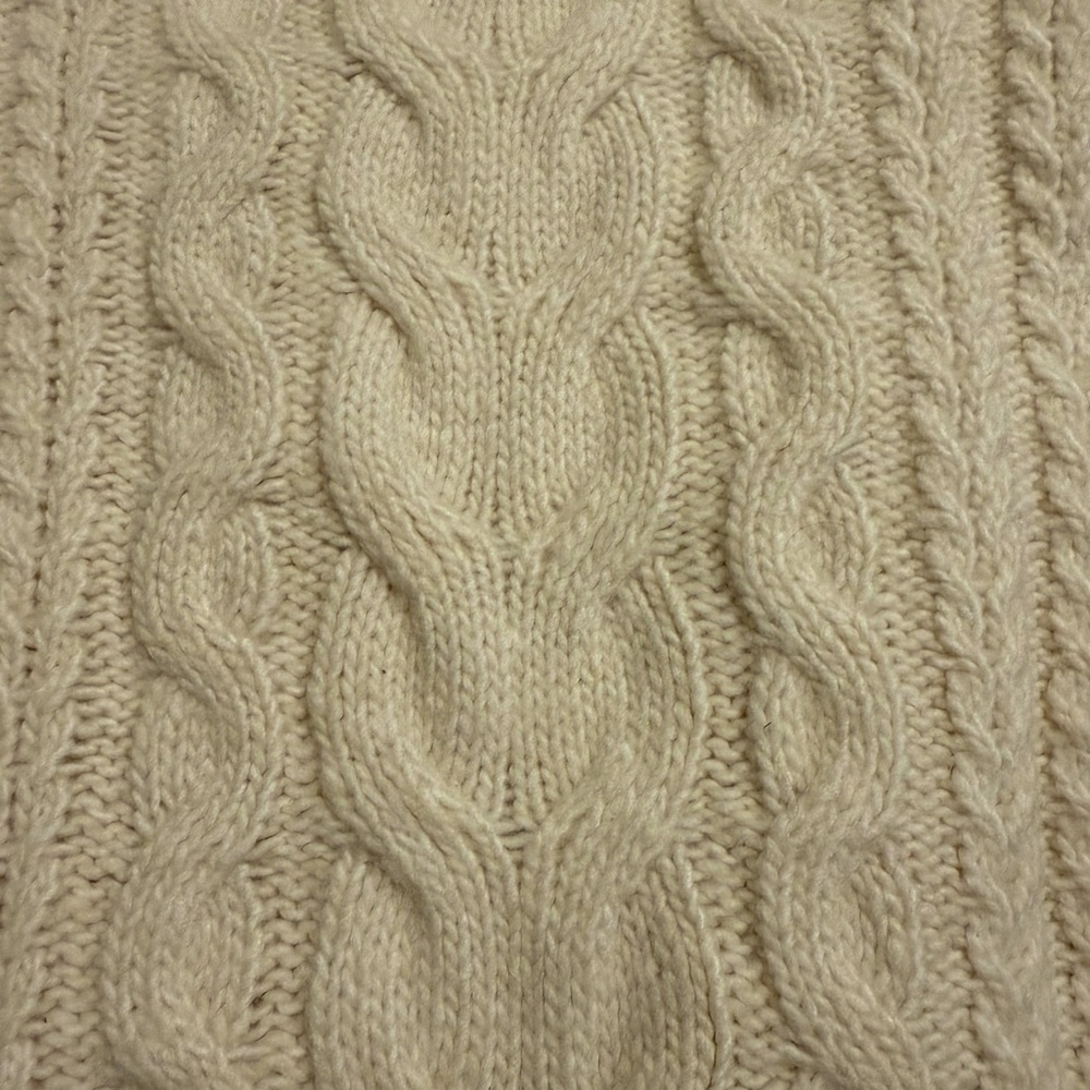H&M Cream Cable Knit Sweater Dress - Picture 3 of 4